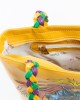 Borsa gialla con cavallo Borsa gialla con cavallo