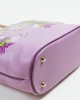 Borsa rosa glicine con passiflora Borsa rosa glicine con passiflora
