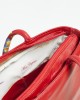 Borsa rossa con maiolica Borsa rossa con maiolica