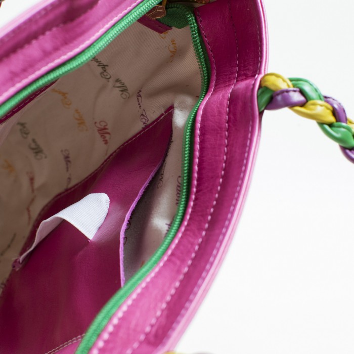Borsa fucsia con cavallo Borsa fucsia con cavallo