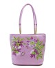 Borsa rosa glicine con passiflora Borsa rosa glicine con passiflora