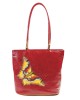Borsa rossa con farfalla Borsa rossa con farfalla