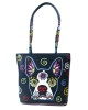 Borsa blu con pitbull Borsa blu con pitbull