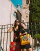 Borsa gialla con cavallo Borsa gialla con cavallo