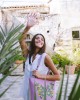Borsa rosa glicine con farfalla