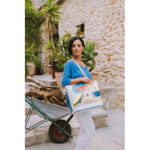 Borsa bianca sognatrice